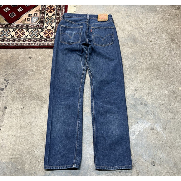 Levis 501 XX Vintage 2003 Jeans Button Fly Dark Wash Fade Men’s 31x32.5 - Picture 2 of 11